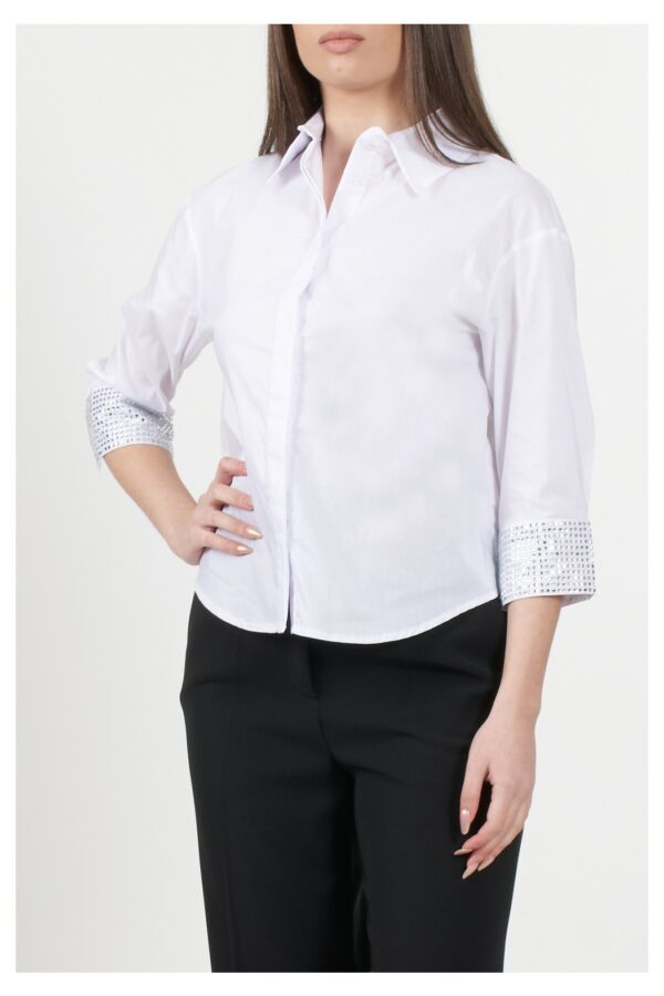 CAMICIA POLSI DIAMANTI - immagine 2