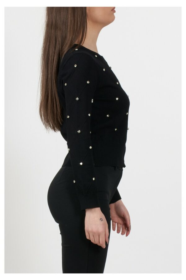 CARDIGAN ROMBI E DIAMANTI - immagine 3