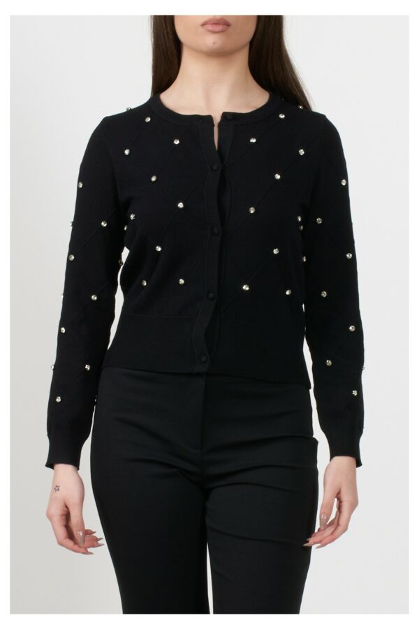 CARDIGAN ROMBI E DIAMANTI