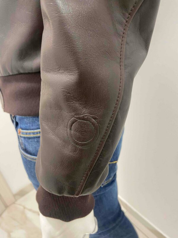 Giubbotto in pelle Trussardi - immagine 2